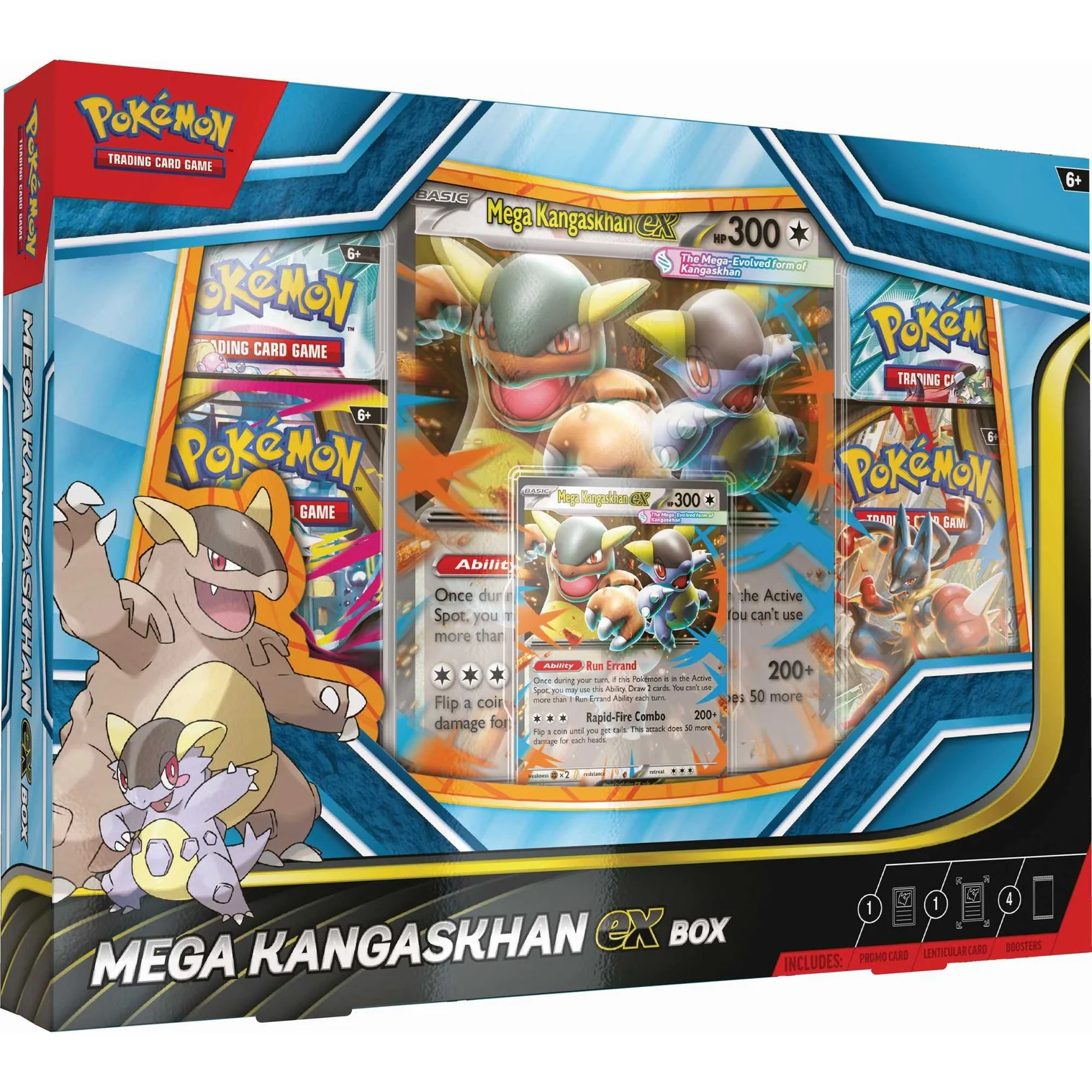 Pokemon TCG Mega Evolution Mega Kangaskhan ex Collection Box