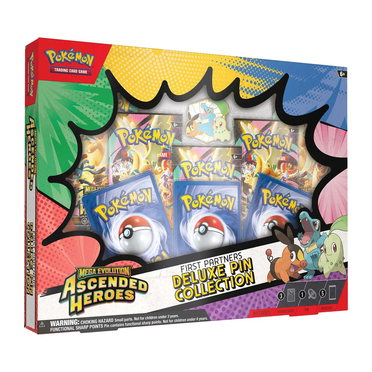 Pokémon TCG: Mega Evolution Ascended Heroes First Partners Deluxe Pin Collection