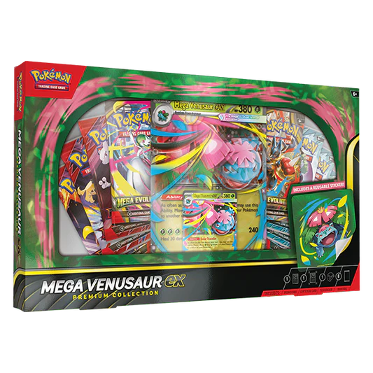 Pokemon TCG Mega Evolution Mega Venusaur ex Premium Collection Box
