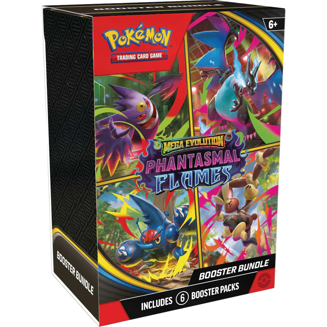 Pokemon TCG Mega Evolution Phantasmal Flames Booster Bundle