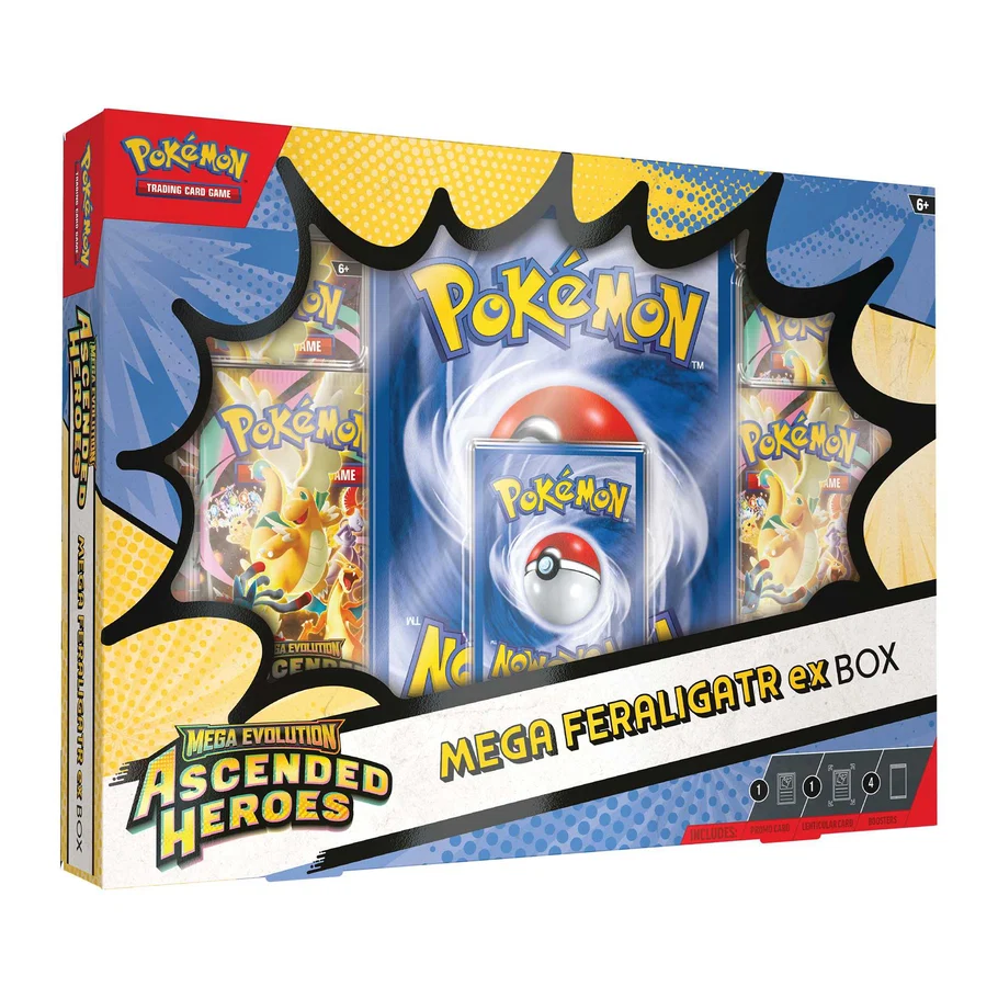 Pokémon TCG: Mega Evolution Ascended Heroes - Mega Feraligatr ex Box